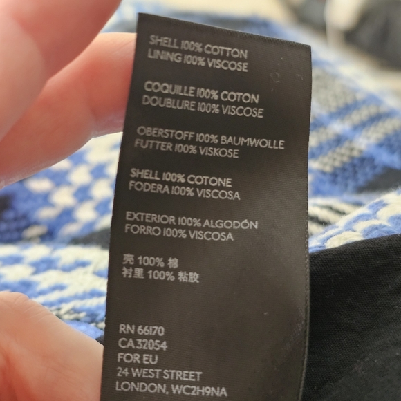 Maeve Anthropologie Blue Plaid Mini Skirt In 12 - Picture 7 of 8